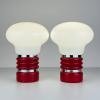 Mid-century table lamps Bulb by Enrico Tronconi, Italy 1970s, Set of 2