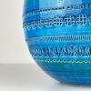 Vintage ceramic vase Rimini Blue, design Aldo Londi, Bitossi Italy 1970s