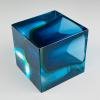 Sommerso murano glass vase by Flavio Poli for Seguso Italy, 1970s