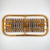 Mid-century modern Bamboo & Rattan Coat Rack by Olaf von Bohr, Italy, 1950s