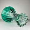 Vintage green murano vase, Italy 1970s