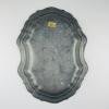 Antique pewter tray or fruit bowl, Italy, 1900s