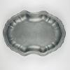 Antique pewter tray or fruit bowl, Italy, 1900s