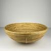 Large rattan bowl for fruits, Italy 1970s