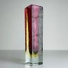 Sommerso murano glass vase by Pagnin & Bon, Italy 1960s