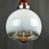 Large vintage murano glass pendant lamp by Mazzega Italy 1960s Mid-century lighting