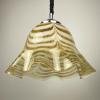 Original murano glass pendant lamp Fazzoletto, Italy, 1970s