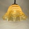 Original murano glass pendant lamp Fazzoletto, Italy, 1970s