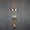 Vintage murano glass pendant lamp Italy 1980s