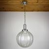 Mid-century glass pendant lamp, Italy, 1960s