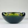 Original green murano glass ashtray, Italy, 1970s