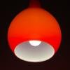 Red Murano glass pendant lamp, Italy, 1960s