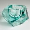 Original green murano glass ashtray, Italy, 1970s