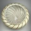 Classic beige swirl murano glass ceiling or wall lamp, Italy, 1970s