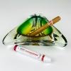 Sommerso murano glass ashtray by Arte Nuova, Italy, 1960s