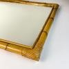 Mid-Century Bamboo Arch Wall Mirror, Italy, 1960s