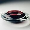 Original bordo murano glass ashtray, Italy, 1980s