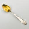 Antique set of 6 silver teaspoons Theodor Meyer Bern, Berndorf, 1920s
