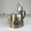 Antique silver plated teapot by Sheffield, England, 1890-1910s