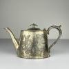 Antique silver plated teapot by Sheffield, England, 1890-1910s