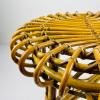 Vintage Rattan Stool by Franco Albini, Italy, 1960s