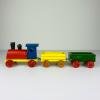 Vintage wooden toy train, Italy, 1950s