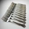 Vintage Silver Cutlery Set for 12 people, Italy, 1960s