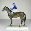 Original sculpture Horse and Jockey by Max Hermann Fritz for Fraureuth Kunstabteilung, Germany, 1920