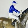Original sculpture Horse and Jockey by Max Hermann Fritz for Fraureuth Kunstabteilung, Germany, 1920