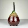 Vintage brown ceramic vase by Piqueres, Spain, 1970s