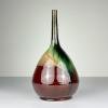 Vintage brown ceramic vase by Piqueres, Spain, 1970s