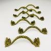 Antique bronze furniture handles, Set of 8, Italy, 1930s