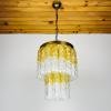 Murano glass chandelier Tronchi by Toni Zuccheri for Venini Italy 1960s
