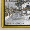 Vintage Silver relief picture collection Alliani, Italy, 1970s