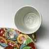 Japanese Lithophane Geisha porcelain coffee set of 5, 1950s