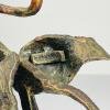 Vintage metal Brutalist sculpture Bird by Salvino Marsura, Italy 1950s