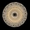 Mid-century glass pendant lamp, Italy 1960s