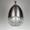Mid-century glass pendant lamp, Italy 1960s
