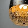 Mid-century glass pendant lamp, Italy 1960s