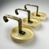Vintage brass and bakelite hanger Art Deco, Italy, 1950s