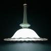 Vintage Murano glass pendant lamp by Venini, Italy 1970s