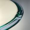 Vintage green murano glass ceiling or wall lamp, Italy 1980s