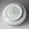 Classic swirl murano glass ceiling or wall lamp Italy 1970s