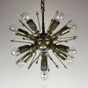 Large Murano chandelier Flower Sputnik by Paolo Venini for VeArt, Italy, 1960s
