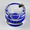 Original blue murano glass ashtray, Italy, 1970s