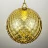 Vintage yelllow murano sphere ball pendant lamp Italy 1970s