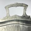Antique pewter tray or fruit platter by Lavorazione a Mano Rama Peltro 95%, Italy, 1950s