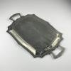Antique pewter tray or fruit platter by Lavorazione a Mano Rama Peltro 95%, Italy, 1950s