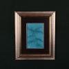 Luigi Targa, Blue Flowers, Padua, Italy 1970s, Oil on Canvas, Framed