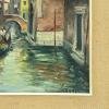 Venice Canal Original Vintage Oil Painting, Italy, 1960s, Signed, Framed
